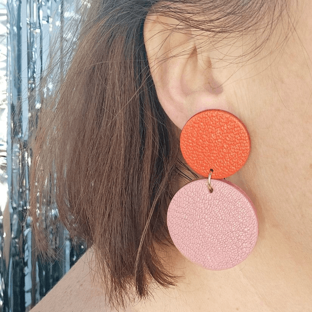 BO en cuir "Pompom Girl" 