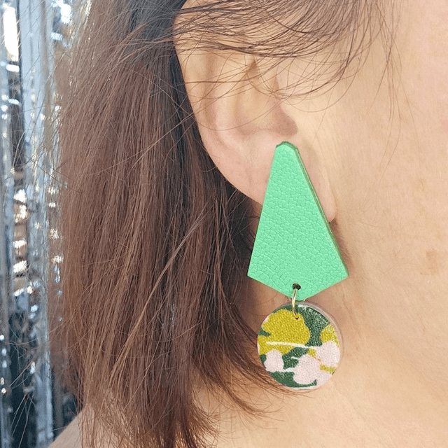 BO en cuir asymétriques "Recto Verso" 