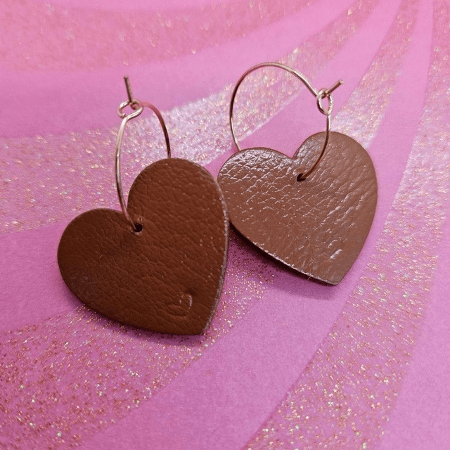 BO en cuir "Sweetheart" moyennes 