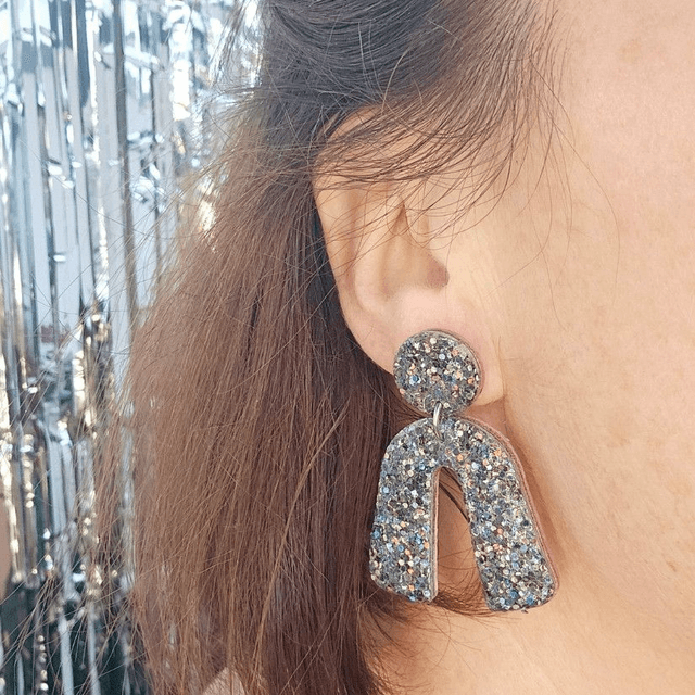 BO en cuir & paillettes "Bridget" 