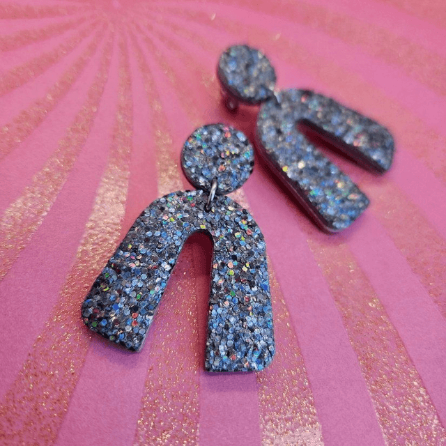 BO en cuir & paillettes "Bridget" 