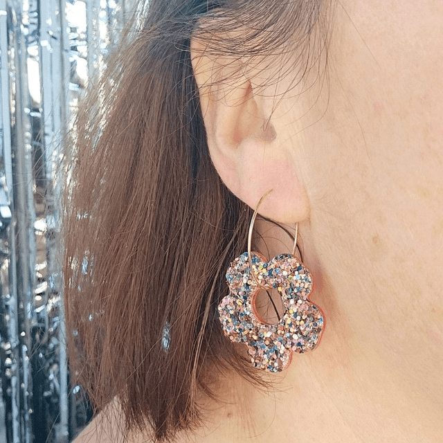 BO en cuir & paillettes "Louises" 