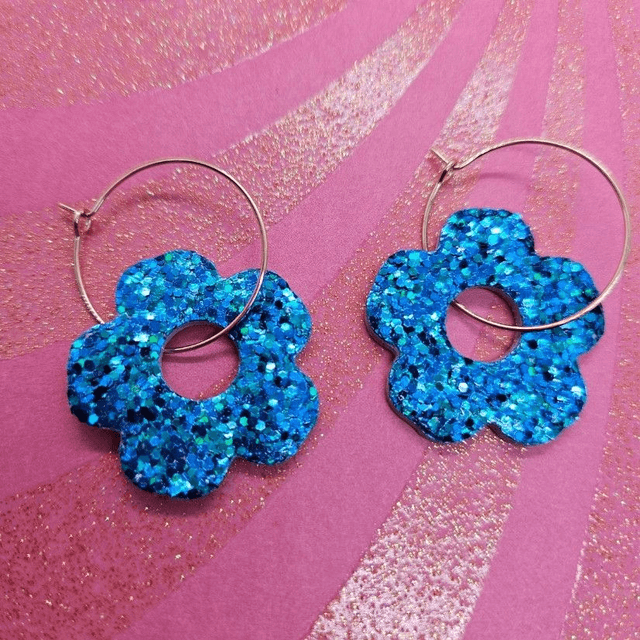 BO en cuir &amp; paillettes &quot;Louises&quot; 