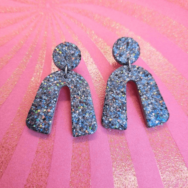 BO en cuir &amp; paillettes &quot;Bridget&quot; 